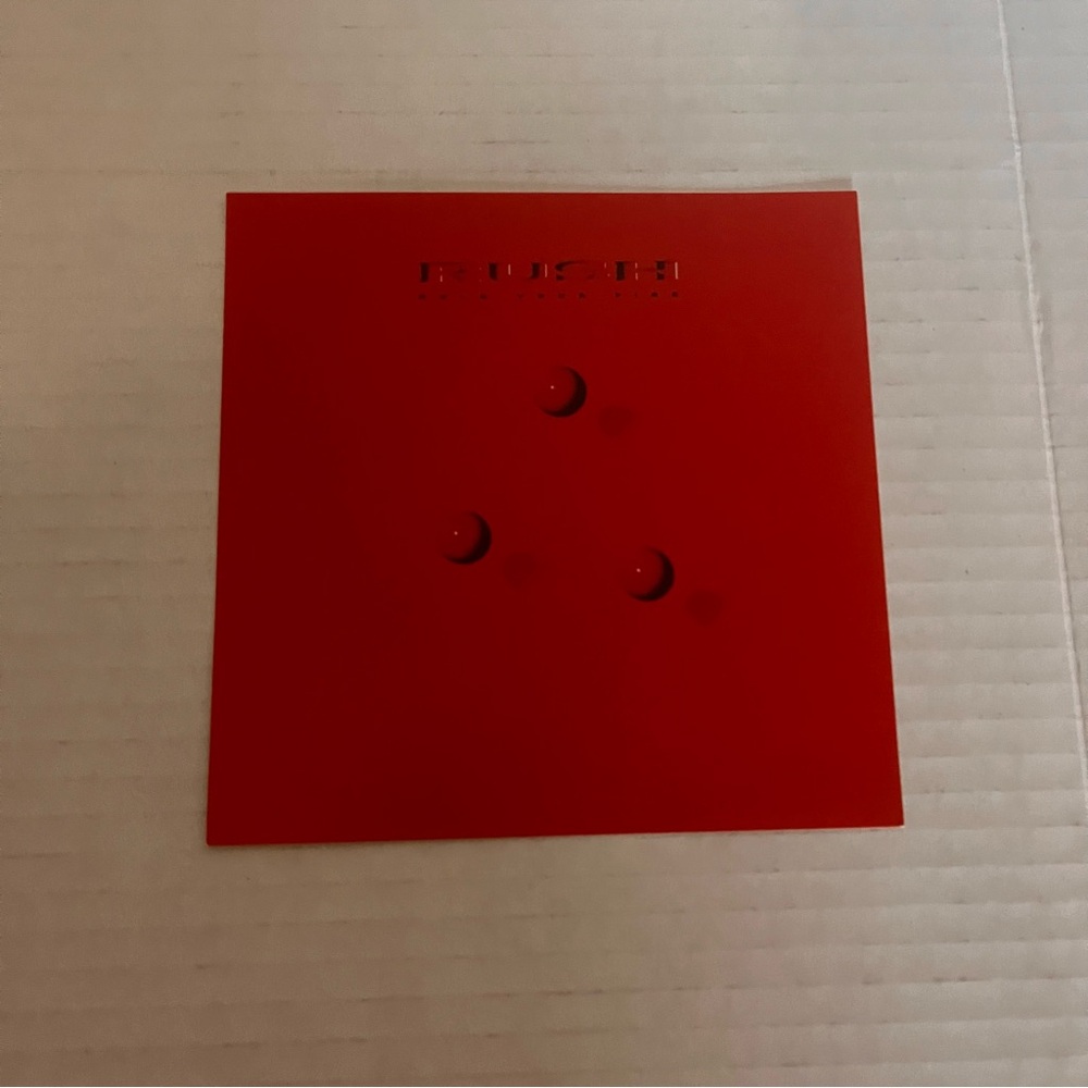 Rush Hold Your Fire Square Matte Sticker Rush Rock Band Memorabilia